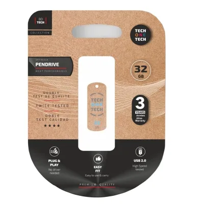 TechOneTech Pro Smart Clip USB 2.0 Pendrive 32GB