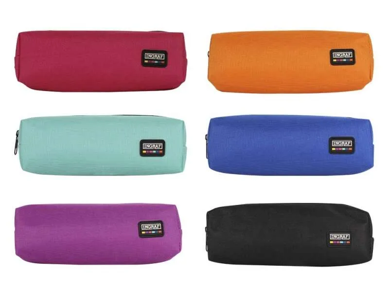 Ingraf Mediterraneo Portatodo 1 Cremallera - Diseño Compacto - Ideal Para Organizar - Material Resistente - Colores Surtidos