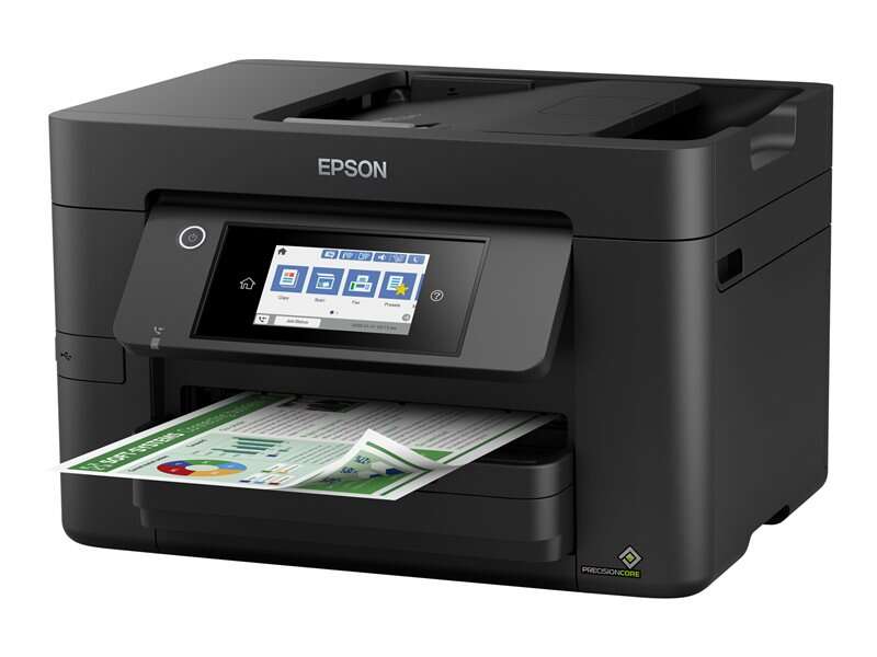 Epson Workforce Pro Wf4820Dwf Impresora Multifuncion Color Duplex Fax Wifi 25Ppm