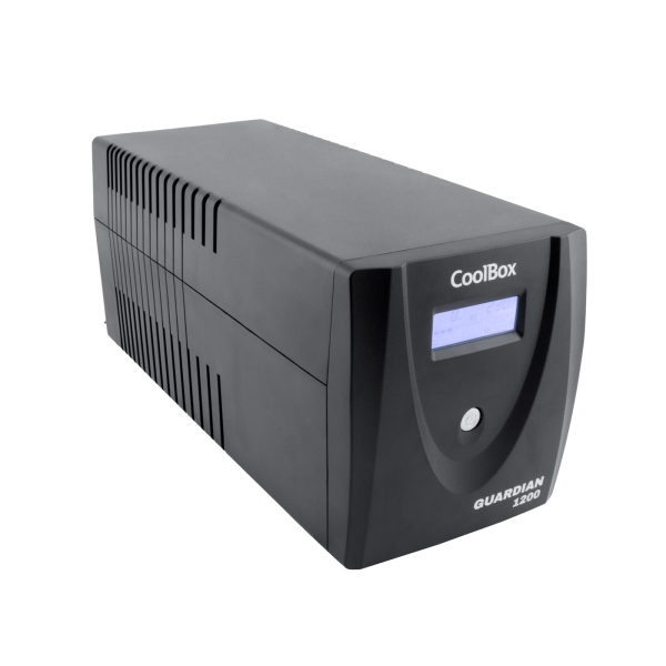 Coolbox Guardian3 Sai 1200Va 720W - 4X Schukos - Usb - 2X Rj45 - Proteccion Completa Frente A Picos De Tension Y Cortes De Suministro - Pantalla Lcd