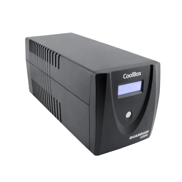 Coolbox Guardian3 Sai 1200Va 720W - 4X Schukos - Usb - 2X Rj45 - Proteccion Completa Frente A Picos De Tension Y Cortes De Suministro - Pantalla Lcd