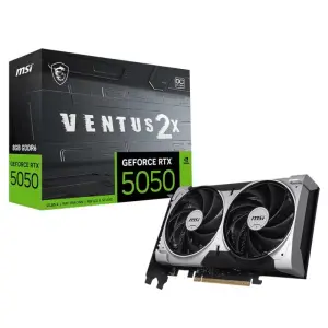 MSI NVIDIA RTX 5050 8GB VENTUS 2X OC DDR6 Tarjeta Gráfica