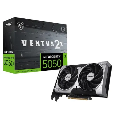 MSI NVIDIA RTX 5050 8GB VENTUS 2X OC DDR6 Tarjeta Gráfica