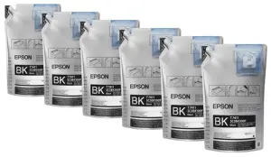 Epson T741X Bolsa de Tinta de Sublimación Negra Alta Densidad - Reemplazo C13T741X00