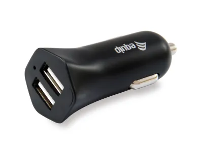 Cargador De Coche Equip 5V 2Xusb  12/24V 12W