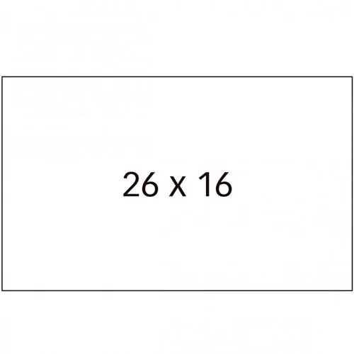 Apli Etiquetas Para Etiquetadora De Precios 26X16Mm C/Rectos 6 Rollos De 1000 Blanco