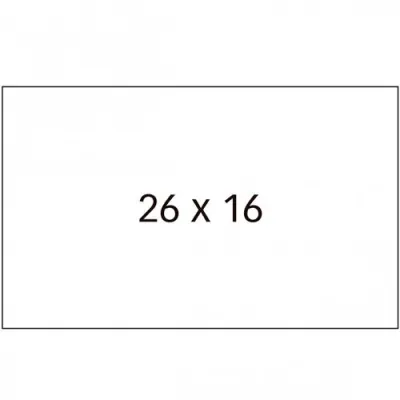 Apli Etiquetas Para Etiquetadora De Precios 26X16mm Blancas - 6 Rollos De 1000