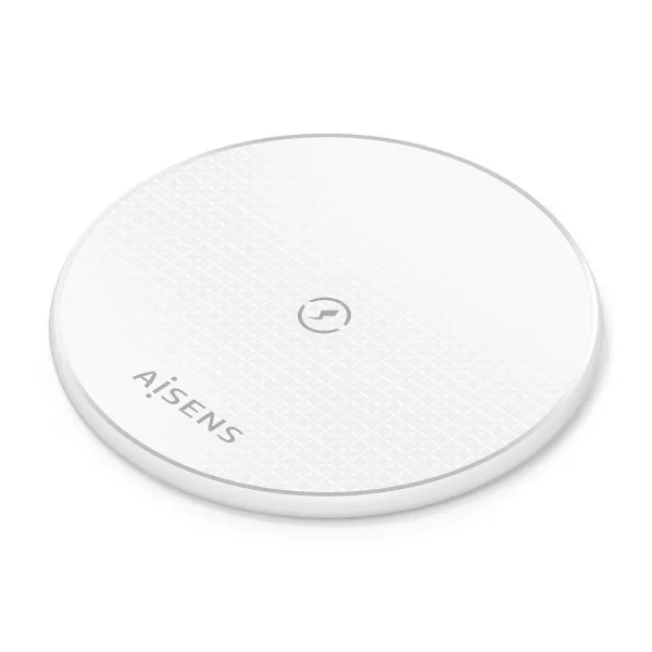 Aisens Cargador Inalambrico 15W - Usb-C - Protocolo Qi - Proteccion Contra Sobretension, Sobretemperatura Y Sobrecorriente - Color Blanco