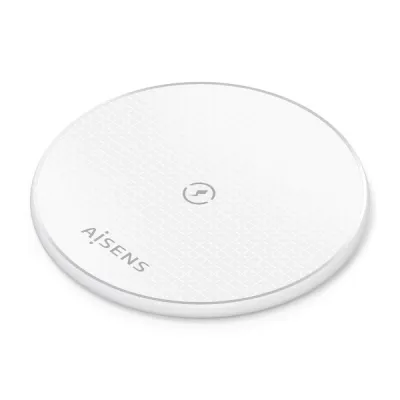 Aisens Cargador Inalámbrico 15W USB-C Qi con Protección Contra Sobretensión y Sobrecalentamiento - Blanco