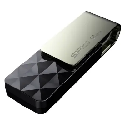 Silicon Power Memoria USB Blaze B30 64GB USB 3.1 Gen1 Negra