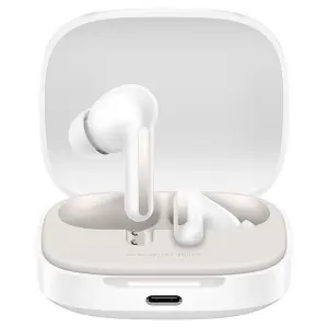 Xiaomi Redmi Buds 6 Auriculares Bluetooth 5.4 - Microfono Integrado - Sonido Envolvente 360 - Cancelacion de Ruido Autonomia hasta 10h - Resistencia al agua IP54 - Control Tactil - Color Blanco