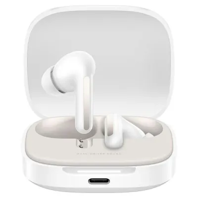 Xiaomi Redmi Buds 6 - Auriculares Bluetooth 5.4, Cancelación de Ruido, IP54, 10h Autonomía, Color Blanco