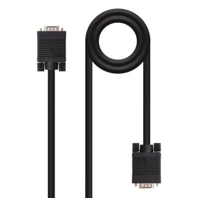 Nanocable Cable SVGA HDB15 Macho a HDB15 Macho 1.80m Negro
