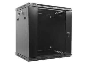 Lanberg Armario Rack 12U Bastidor de Pared Negro WF01-6412-10B