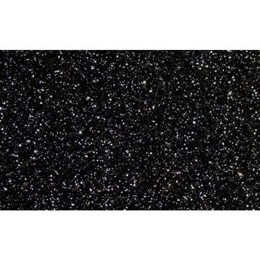 Fama Goma Eva 50X70Cm Grosor 2Mm Glitter Negro Pack 10 Ud