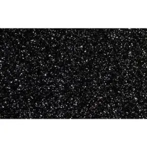 Fama Goma Eva Glitter Negro 50X70cm 2mm Pack 10 Unidades