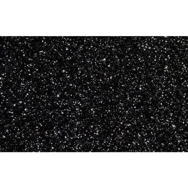 Fama Goma Eva 50X70Cm Grosor 2Mm Glitter Negro Pack 10 Ud