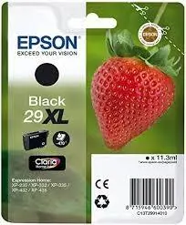 EPSON TINTA NEGRO XP 235 332 335 432 435 - Nº 29 XL