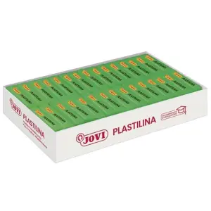 Jovi Plastilina Verde Claro 50g Caja 30 Unidades