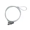 iggual Cable de Seguridad con Candado de 4 Dígitos SECURE 4D
