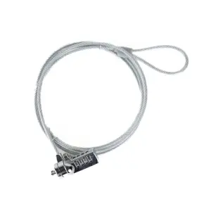 iggual Cable de Seguridad con Candado de 4 Dígitos SECURE 4D