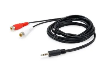 Cable Audio Mini Jack 3.5Mm Macho A 2 Rca Hembra 2.5M