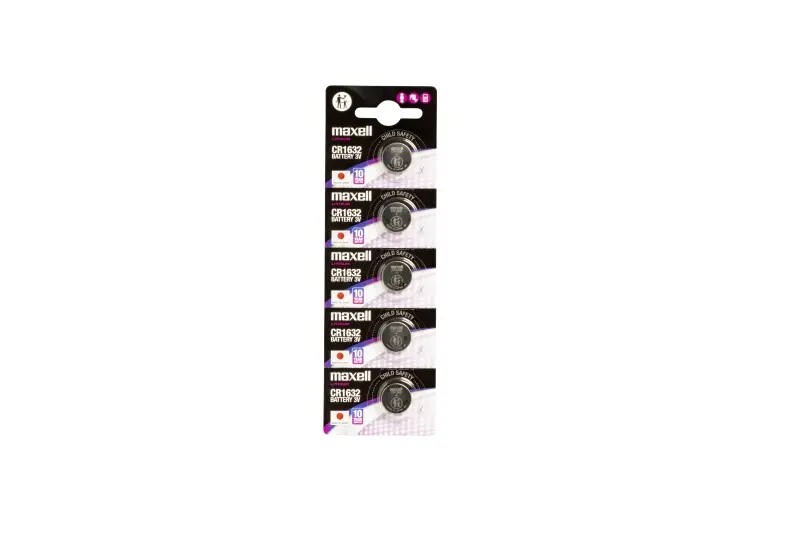 Maxell Pack de 5 Pilas de Litio CR1632 3V