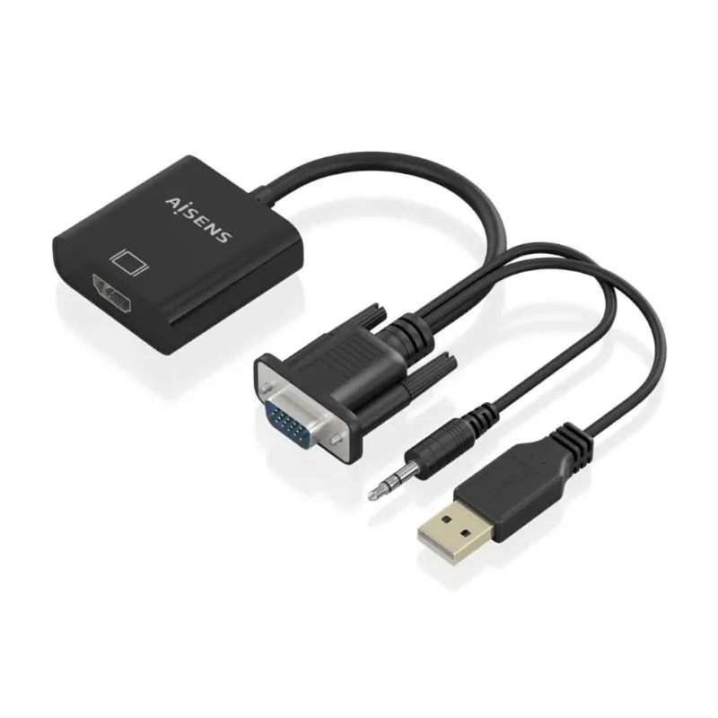 Aisens Conversor Svga/M+Jack3.5/M+Usb A/M Hdmi/H