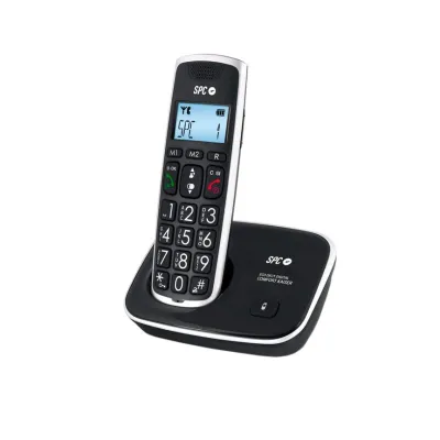SPC 7608N Teléfono DECT Confort Kaiser Negro