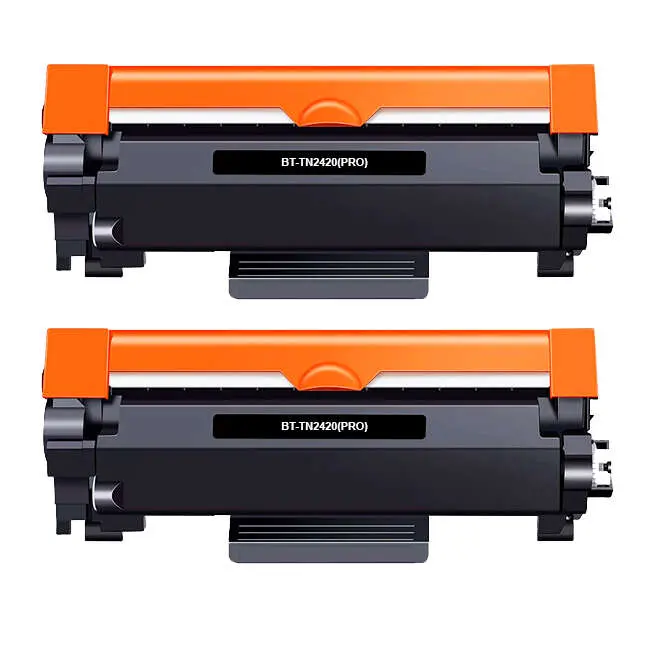 Brother TN2420/TN2410 Pack de 2 Cartuchos de Tóner Negro Genéricos