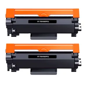 Brother TN2420/TN2410 Pack de 2 Cartuchos de Tóner Negro Genéricos