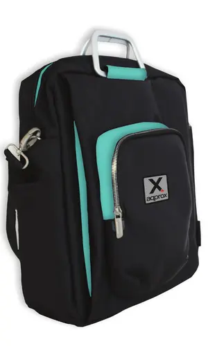 Maletín de Portátil 15.6" APPROX Diseño Negro/Azul - Oferta Moving