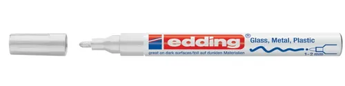 Edding Marcador Permanente Tinta Opaca 751 Blanco