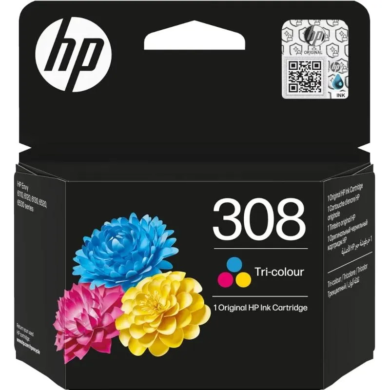 HP Cartucho 308 Tricolor para Impresoras