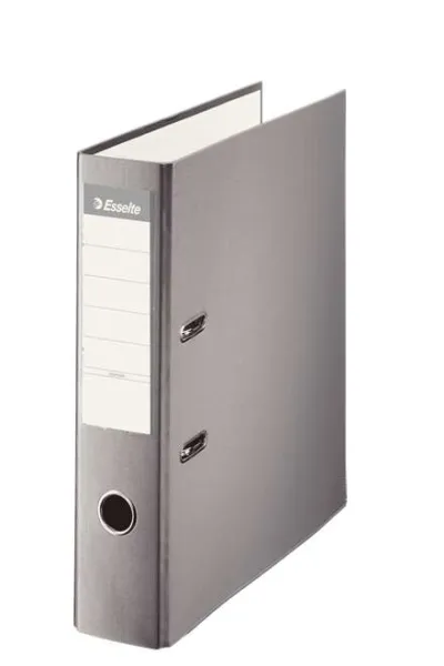 Esselte Archivador De Palanca - Formato A4 - Lomo 75Mm - Capacidad Para 500 Hojas - Color Gris