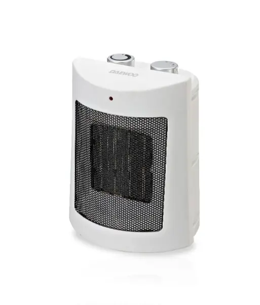 Daewoo DW9513 Calefactor Cerámico 1800W PTC con 2 Niveles de Potencia y Termostato Regulable