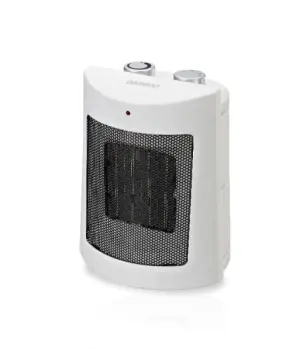 Daewoo DW9513 Calefactor Cerámico 1800W PTC con 2 Niveles de Potencia y Termostato Regulable