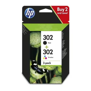 HP Cartucho Nº 302 Pack de 2 Negro y Color X4D37AE