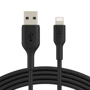CABLE USB-A A LIGHTNING 2M BELKIN CAA001BT2MBK BOOST CHARGE COLOR NEGRO