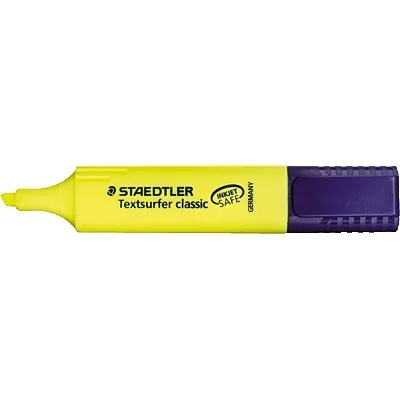 Staedtler Textsurfer Classic 364 Marcador Fluorescente Amarillo Punta Biselada 1-5mm