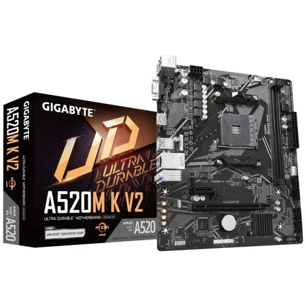 Gigabyte A520M K V2 Placa Base mATX AM4