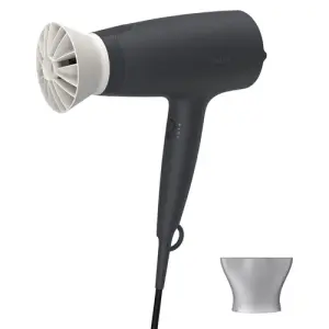 Philips Secador De Pelo BHD302/10 Serie 3000 1600W Con ThermoProtect, 3 Velocidades Y Temperatura