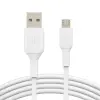 CABLE USB-A A MICROUSB BELKIN CAB005BT1MWH BOOST CHARGE™ 1m/ 3.3FT COLOR BLANCO