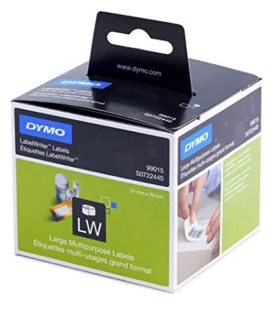 Dymo Pack De Etiquetas Disco Blanco 54X70mm Rollo 320 Piezas