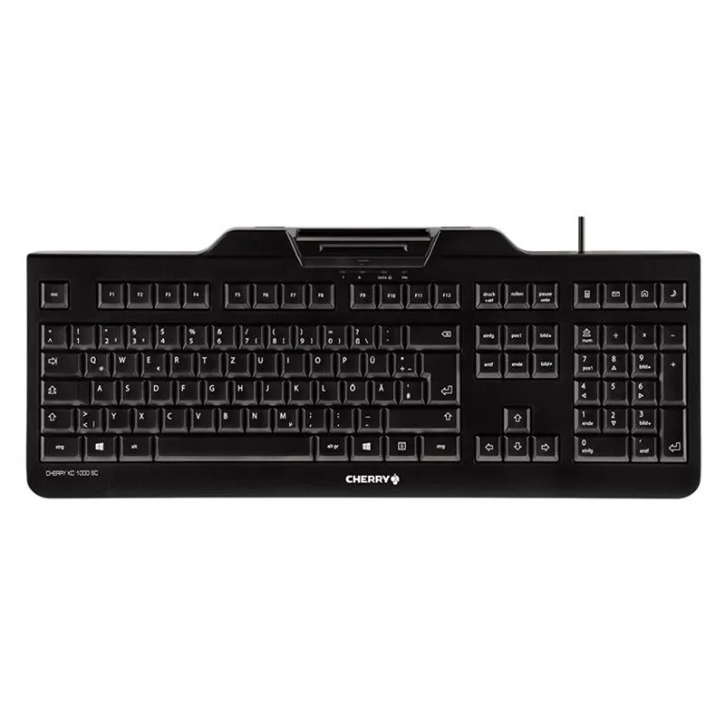 Cherry Teclado+Lector Chip Integrado (Dnie) Negro