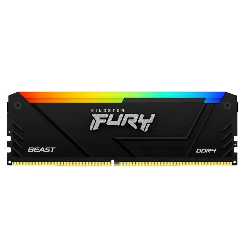 Kingston Fury Beast RGB 8GB DDR4 1600 MHz CL16 Memoria RAM