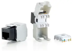 EQUIP Kit de 8 Uds Conector Hembra RJ45 UTP Cat6 Panel Keystone Tool Free