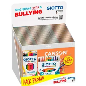 Giotto Pack Promo Dibujo Contra El Bullying Expositor 20 Unidades