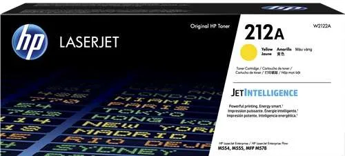 HP Tóner Amarillo LaserJet 212A Compatible con M554, M555 y M578