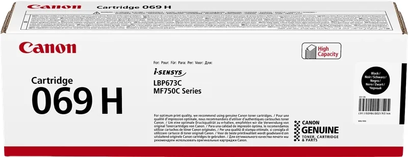Canon 069H Negro Cartucho De Toner Original - 5098C002